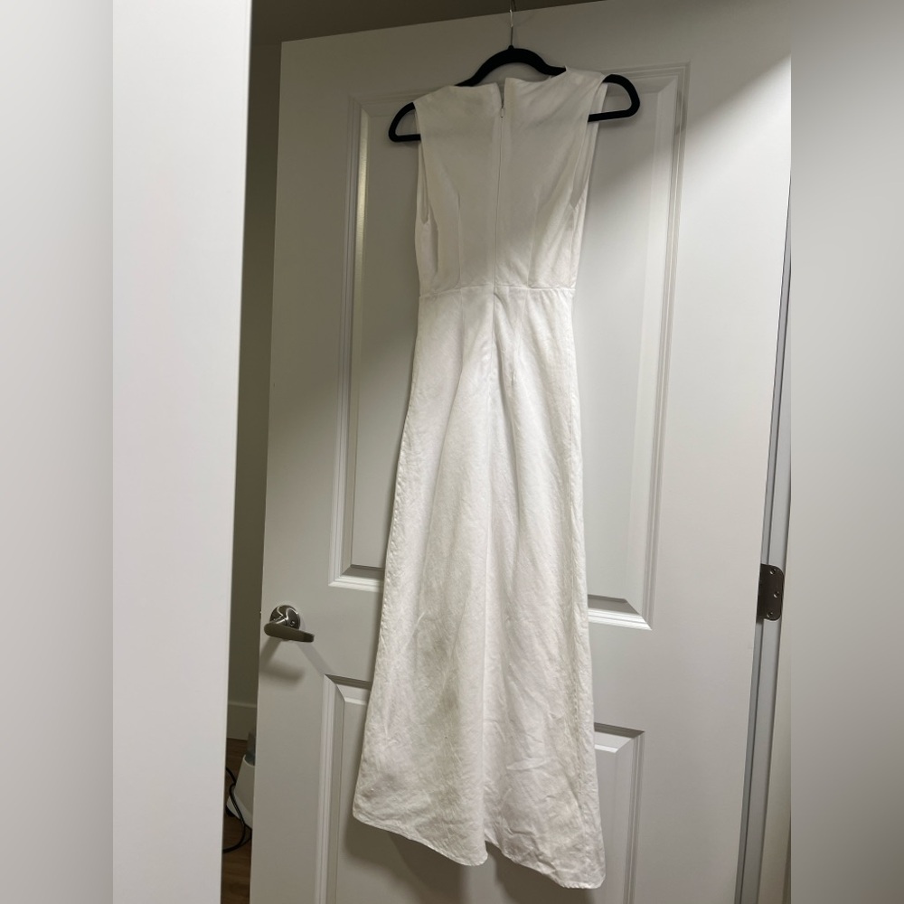 DISSH White Harmony linen maxi dress - Picture 3 of 6